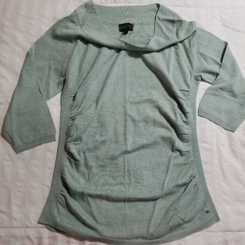 Light green thin sweater
